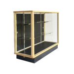 Solid wood glass diplaycabinet-WRGS4