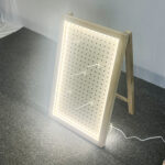 Slatwall dislay cabinet-PDCLED25